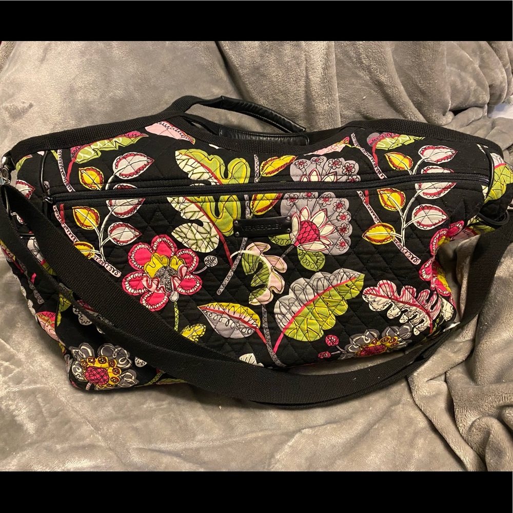 Vera Bradley Moon Blooms travel bag
